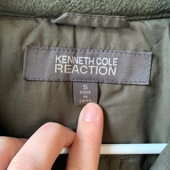 Kenneth Cole Reaction Dark Green Down Jacket - Picture 12 of 15